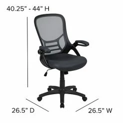 Best reviews of 😀 Office Chairs Flash Furniture Ergonomic Mesh Swivel High Back Office Chair, Dark Gray (HL00161BKDKGY) ⭐ -Office Chairs Online store unnamed file 396