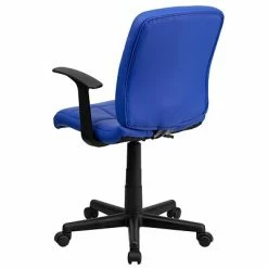 Promo 😉 Task Chairs Flash Furniture Mid-Back Quilted Vinyl Task Chair With Nylon Arms, Blue (GO16911BLUEA) 🛒 -Office Chairs Online store unnamed file 3965