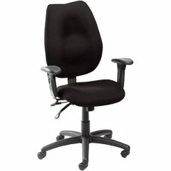 Outlet 🔥 Task Chairs Boss High-Back Task Chair With Adjustable Arms, Black (B1002-BK) ✨