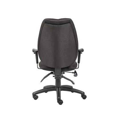 Outlet 🔥 Task Chairs Boss High-Back Task Chair With Adjustable Arms, Black (B1002-BK) ✨ 5 Outlet 🔥 Task Chairs Boss High-Back Task Chair With Adjustable Arms, Black (B1002-BK) ✨ - Image 3
