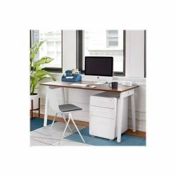 Cheapest 🎁 Task Chairs Poppin The Seating-On-Lock Mixed Materials Task Chair, White (107667) 🔥 -Office Chairs Online store unnamed file 4027