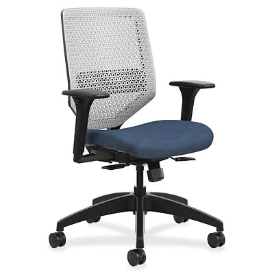 Brand new 🤩 Task Chairs HON® Solve Series ReActiv Back Task Chair, Midnight/Platinum 🥰 3 Brand new 🤩 Task Chairs HON® Solve Series ReActiv Back Task Chair, Midnight/Platinum 🥰