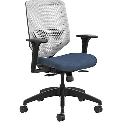 Brand new 🤩 Task Chairs HON® Solve Series ReActiv Back Task Chair, Midnight/Platinum 🥰 4 Brand new 🤩 Task Chairs HON® Solve Series ReActiv Back Task Chair, Midnight/Platinum 🥰 - Image 2