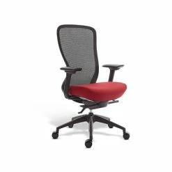 Top 10 🤩 Union & Scale Task Chairs Union & Scale™ Workplace2.0™ Ayalon Mesh Back Fabric Task Chair, Black/Red (UN59412) 👏