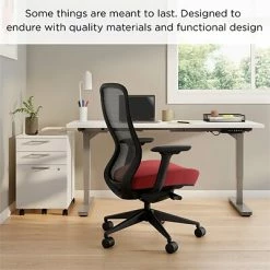 Top 10 🤩 Union & Scale Task Chairs Union & Scale™ Workplace2.0™ Ayalon Mesh Back Fabric Task Chair, Black/Red (UN59412) 👏 -Office Chairs Online store unnamed file 4057