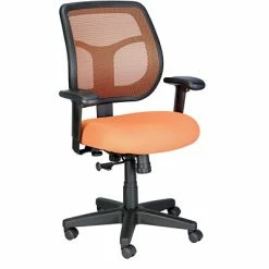 Best Sale 🎉 Task Chairs Raynor Eurotech Apollo Mesh Back Task Chair, Orange ✔️