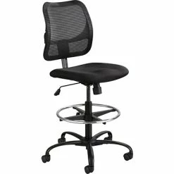 Best reviews of 🧨 Task Chairs Safco® Vue Vinyl Extended Height Armless Chair; Black 😀