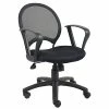Outlet 💯 Task Chairs Boss Mesh Chair With Loop Arms, Black (B6217) 🧨 -Office Chairs Online store unnamed file 4082