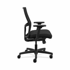 Brand new 😀 Task Chairs HHON Ignition Ilira-Stretch Mesh/Fabric Task Chair, Height- And Width-Adjustable Arms, Black (HONI2Y1AMC10NTK) 🤩 -Office Chairs Online store unnamed file 4088