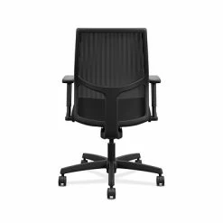 Brand new 😀 Task Chairs HHON Ignition Ilira-Stretch Mesh/Fabric Task Chair, Height- And Width-Adjustable Arms, Black (HONI2Y1AMC10NTK) 🤩 -Office Chairs Online store unnamed file 4090