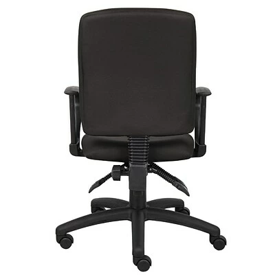 Cheapest ๐ Task Chairs Boss Multi-Function Fabric Task Chair W/Loop Arms, Black (B3037-BK) ๐ 4 Cheapest ๐ Task Chairs Boss Multi-Function Fabric Task Chair W/Loop Arms, Black (B3037-BK) ๐ - Image 2