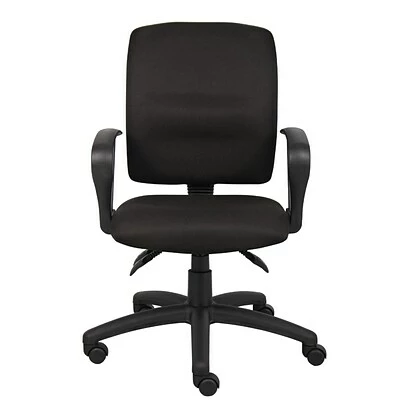 Cheapest ๐ Task Chairs Boss Multi-Function Fabric Task Chair W/Loop Arms, Black (B3037-BK) ๐ 5 Cheapest ๐ Task Chairs Boss Multi-Function Fabric Task Chair W/Loop Arms, Black (B3037-BK) ๐ - Image 3