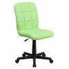 Wholesale 🛒 Task Chairs Flash Furniture Mid-Back Quilted Vinyl Task Chair, Green 🥰