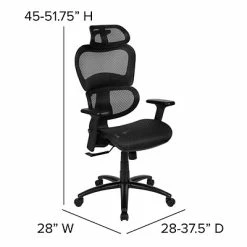 Best reviews of 🎉 Office Chairs Flash Furniture Ergonomic Mesh Office Chair, Black (HLC1388F1KBK) 🥰 -Office Chairs Online store unnamed file 413