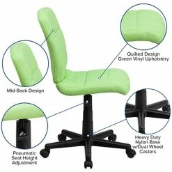 Wholesale 🛒 Task Chairs Flash Furniture Mid-Back Quilted Vinyl Task Chair, Green 🥰 -Office Chairs Online store unnamed file 4131
