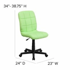 Wholesale 🛒 Task Chairs Flash Furniture Mid-Back Quilted Vinyl Task Chair, Green 🥰 -Office Chairs Online store unnamed file 4132