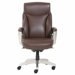 Discount 🌟 Executive/Managerial Chairs La-Z-Boy Arcadian Bonded Leather Executive Chair, Brown (60008) 😍
