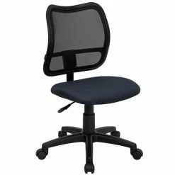 Best Sale 🎉 Task Chairs Flash Furniture Mesh Task Chair, Navy Blue 😉