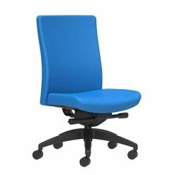 Best Pirce π Union & Scale Task Chairs Union & Scale Workplace2.0β’ Task Chair Upholstered, Armless, Cobalt Fabric, Synchro Tilt Seat Slide (54195) π