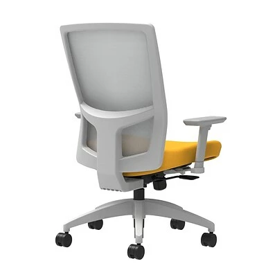 Brand new ๐ Union & Scale Task Chairs Union & Scale Workplace2.0โข Fabric Task Chair, Goldenrod, Integrated Lumbar, 2D Arms, Synchro-Tilt With Seat Slide (53478) ๐ 4 Brand new ๐ Union & Scale Task Chairs Union & Scale Workplace2.0โข Fabric Task Chair, Goldenrod, Integrated Lumbar, 2D Arms, Synchro-Tilt With Seat Slide (53478) ๐ - Image 2