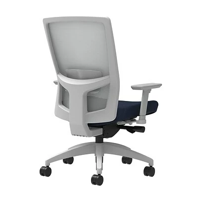 New 🌟 Union & Scale Task Chairs Union & Scale Workplace2.0™ Fabric Task Chair, Navy, Adjustable Lumbar, 2D Arms, Advanced Synchro-Tilt (53551) 😀 4 New 🌟 Union & Scale Task Chairs Union & Scale Workplace2.0™ Fabric Task Chair, Navy, Adjustable Lumbar, 2D Arms, Advanced Synchro-Tilt (53551) 😀 - Image 2