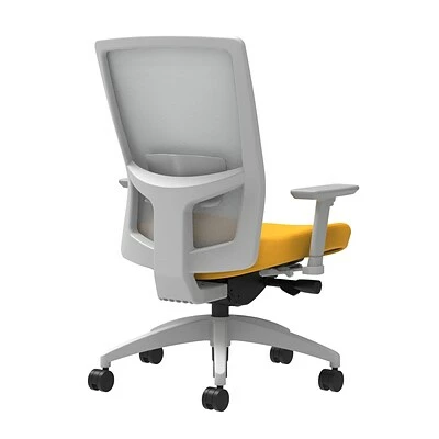 Flash Sale ✨ Union & Scale Task Chairs Union & Scale Workplace2.0™ Fabric Task Chair, Goldenrod, Adjustable Lumbar, 2D Arms, Advanced Synchro-Tilt (53541) 🎁 4 Flash Sale ✨ Union & Scale Task Chairs Union & Scale Workplace2.0™ Fabric Task Chair, Goldenrod, Adjustable Lumbar, 2D Arms, Advanced Synchro-Tilt (53541) 🎁 - Image 2