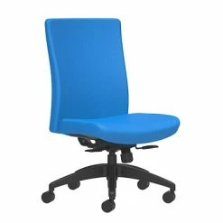 New 🌟 Union & Scale Task Chairs Union & Scale Workplace2.0™ Task Chair Upholstered, Armless, Cobalt Fabric, Synchro Tilt (54162) ⌛