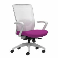 Wholesale 😍 Union & Scale Task Chairs Union & Scale Workplace2.0™ Fabric Task Chair, Amethyst, Adjustable Lumbar, Fixed Arms, Synchro-Tilt With Seat Slide (53513) 🔔