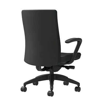Best Sale ⭐ Union & Scale Task Chairs Union & Scale Workplace2.0™ Task Chair Upholstered, Fixed Arms, Black Vinyl Synchro Tilt Seat Slide (54189) 💯 4 Best Sale ⭐ Union & Scale Task Chairs Union & Scale Workplace2.0™ Task Chair Upholstered, Fixed Arms, Black Vinyl Synchro Tilt Seat Slide (54189) 💯 - Image 2