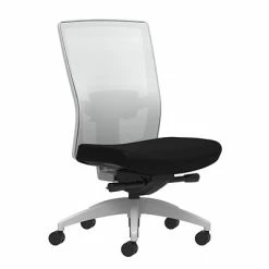 Best reviews of ⭐ Union & Scale Task Chairs Union & Scale Workplace2.0™ Fabric Task Chair, Black, Adjustable Lumbar, Armless, Advanced Synchro-Tilt Seat Control (53567) 🤩
