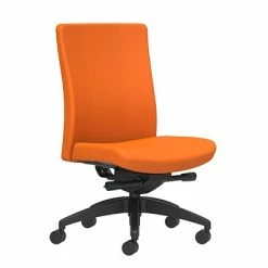 Coupon 🔥 Union & Scale Task Chairs Union & Scale Workplace2.0™ Task Chair Upholstered, Armless, Apricot Fabric, Synchro Tilt Seat Slide (54193) 🥰