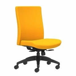 Best Pirce π Union & Scale Task Chairs Union & Scale Workplace2.0β’ Task Chair Upholstered, Armless, Goldenrod Fabric, Synchro Tilt (54163) π