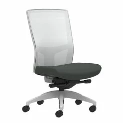 New ❤️ Union & Scale Task Chairs Union & Scale Workplace2.0™ Fabric Task Chair, Iron Ore, Integrated Lumbar, Armless, Advanced Synchro-Tilt Seat Control (53570) 🌟