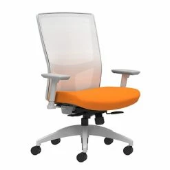 Buy 👍 Union & Scale Task Chairs Union & Scale Workplace2.0™ Fabric Task Chair, Apricot, Integrated Lumbar, 2D Arms, Synchro-Tilt With Seat Slide (53472) ✔️