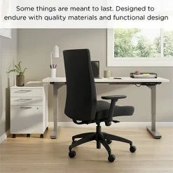 Best Sale 🛒 Union & Scale Task Chairs Union & Scale™ Workplace2.0™ Task Chair Upholstered 2D, Adjustable Arms, Iron Ore Fabric, Synchro Tilt (54144) 😍 -Office Chairs Online store unnamed file 4413