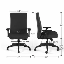 Best Sale 🛒 Union & Scale Task Chairs Union & Scale™ Workplace2.0™ Task Chair Upholstered 2D, Adjustable Arms, Iron Ore Fabric, Synchro Tilt (54144) 😍 -Office Chairs Online store unnamed file 4415