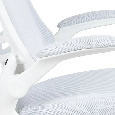 Cheap ๐ฅ Office Chairs Flash Furniture Ergonomic Mesh Swivel Mid-Back Task Office Chair, White (BLX5MWHWH) ๐ 11 Cheap ๐ฅ Office Chairs Flash Furniture Ergonomic Mesh Swivel Mid-Back Task Office Chair, White (BLX5MWHWH) ๐ - Image 9