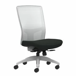 Promo 😀 Union & Scale Task Chairs Union & Scale Workplace2.0™ Task Chair, Black Vinyl, Integrated Lumbar, Armless, Synchro-Tilt W/Seat Slide Seat Control (53508) 🌟