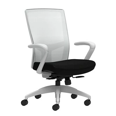 New 😍 Union & Scale Task Chairs Union & Scale Workplace2.0™ Fabric Task Chair, Black, Integrated Lumbar, Fixed Arms, Synchro-Tilt W/ Seat Slide Control (53526) 🤩 3 New 😍 Union & Scale Task Chairs Union & Scale Workplace2.0™ Fabric Task Chair, Black, Integrated Lumbar, Fixed Arms, Synchro-Tilt W/ Seat Slide Control (53526) 🤩
