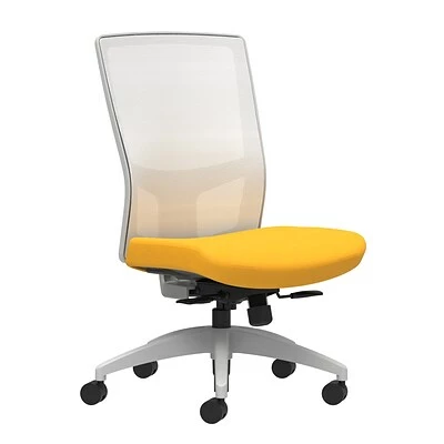 Outlet 😍 Union & Scale Task Chairs Union & Scale Workplace2.0™ Fabric Task Chair, Goldenrod, Integrated Lumbar, Armless, Synchro-Tilt W/ Seat Slide Control (53500) 👍 3 Outlet 😍 Union & Scale Task Chairs Union & Scale Workplace2.0™ Fabric Task Chair, Goldenrod, Integrated Lumbar, Armless, Synchro-Tilt W/ Seat Slide Control (53500) 👍