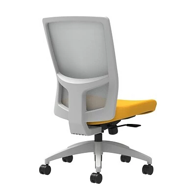 Outlet 😍 Union & Scale Task Chairs Union & Scale Workplace2.0™ Fabric Task Chair, Goldenrod, Integrated Lumbar, Armless, Synchro-Tilt W/ Seat Slide Control (53500) 👍 4 Outlet 😍 Union & Scale Task Chairs Union & Scale Workplace2.0™ Fabric Task Chair, Goldenrod, Integrated Lumbar, Armless, Synchro-Tilt W/ Seat Slide Control (53500) 👍 - Image 2