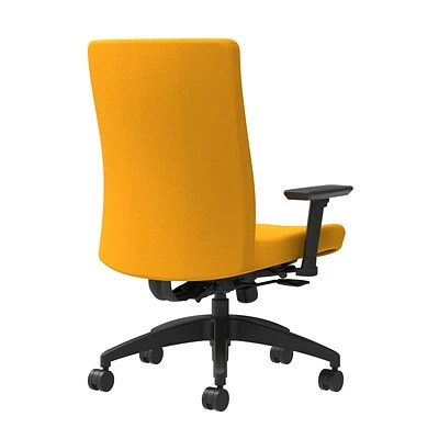 Hot Sale ✔️ Union & Scale Task Chairs Union & Scale Workplace2.0™ Task Chair Upholstered 2D, Adjustable Arms, Goldenrod Fabric, Synchro Tilt (54141) 👏 4 Hot Sale ✔️ Union & Scale Task Chairs Union & Scale Workplace2.0™ Task Chair Upholstered 2D, Adjustable Arms, Goldenrod Fabric, Synchro Tilt (54141) 👏 - Image 2