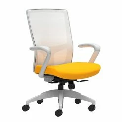 Best reviews of 🌟 Union & Scale Task Chairs Union & Scale Workplace2.0™ Fabric Task Chair, Goldenrod, Integrated Lumbar, Fixed Arms, Synchro-Tilt With Seat Slide (53522) 🎁