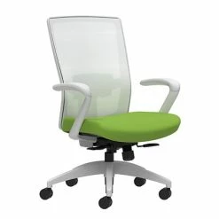 Cheap 😉 Union & Scale Task Chairs Union & Scale Workplace2.0™ Fabric Task Chair, Pear, Adjustable Lumbar, Fixed Arms, Synchro-Tilt W/ Seat Slide Control (53523) ⌛