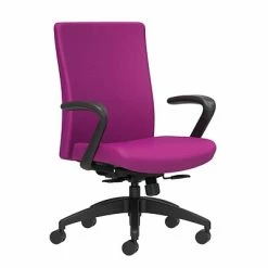 Best reviews of π Union & Scale Task Chairs Union & Scale Workplace2.0β’ Task Chair Upholstered, Fixed Arms, Amethyst Fabric, Synchro Tilt (54148) β€οΈ