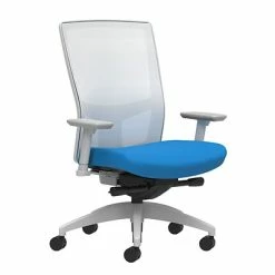 Best reviews of 🌟 Union & Scale Task Chairs Union & Scale Workplace2.0™ Fabric Task Chair, Cobalt, Integrated Lumbar, 2D Arms, Advanced Synchro-Tilt (53540) 🛒