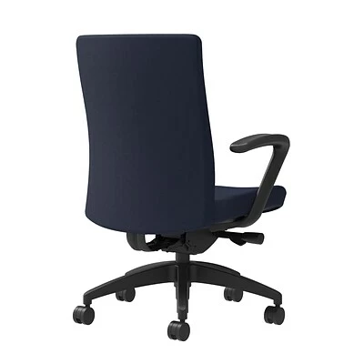 Deals 😀 Union & Scale Task Chairs Union & Scale Workplace2.0™ Task Chair Upholstered, Fixed Arms, Navy Fabric, Synchro Tilt Seat Slide (54190) 🧨 4 Deals 😀 Union & Scale Task Chairs Union & Scale Workplace2.0™ Task Chair Upholstered, Fixed Arms, Navy Fabric, Synchro Tilt Seat Slide (54190) 🧨 - Image 2
