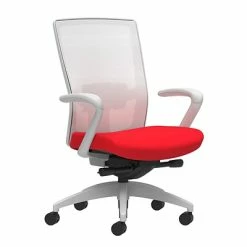 Best reviews of π Union & Scale Task Chairs Union & Scale Workplace2.0β’ Fabric Task Chair, Ruby Red, Adjustable Lumbar, Fixed Arms, Adv Synchro-Tilt Seat Control (53597) π