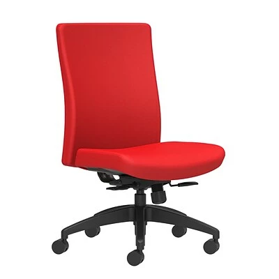 Hot Sale 👍 Union & Scale Task Chairs Union & Scale Workplace2.0™ Task Chair Upholstered, Armless, Ruby Fabric, Synchro Tilt (54169) ⌛ 3 Hot Sale 👍 Union & Scale Task Chairs Union & Scale Workplace2.0™ Task Chair Upholstered, Armless, Ruby Fabric, Synchro Tilt (54169) ⌛