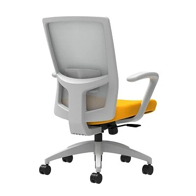 Coupon 😉 Union & Scale Task Chairs Union & Scale Workplace2.0™ Fabric Task Chair, Goldenrod, Adjustable Lumbar, Fixed Arms, Synchro-Tilt With Seat Slide (53521) 😀 4 Coupon 😉 Union & Scale Task Chairs Union & Scale Workplace2.0™ Fabric Task Chair, Goldenrod, Adjustable Lumbar, Fixed Arms, Synchro-Tilt With Seat Slide (53521) 😀 - Image 2
